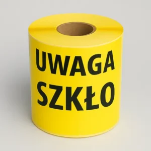 Taśma ostrzegawcza żółta